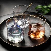 ins nordic style transparent whiskey glass coffee mugs phnom penh tea milk juice cup creative personality wine tumbler drinkware