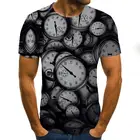 Men Fashion T-shirt 3D T-shirt Male Fitness Short Sleeves Men's Casual Hip-pop T-shirt Funny 3D T-shirt Novelty Street T-shirt