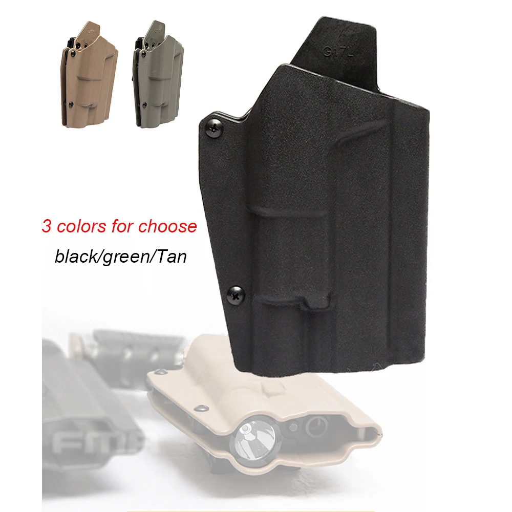 FMA G17L с светильник Подшипник кобура талии Быстрый пистолет для G17/G19 и X300