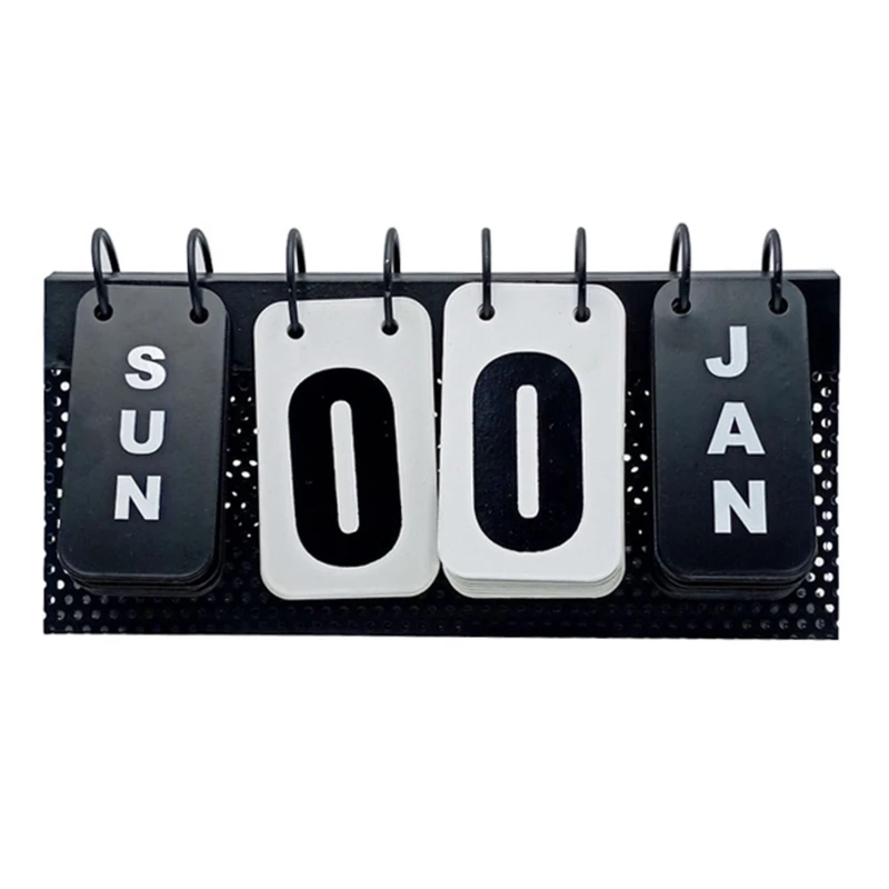 

Часы-раскладушка в винтажном ретро стиле, офисный винтажный домашний календарь, настольные декоративные деревенские украшения «сделай сам...