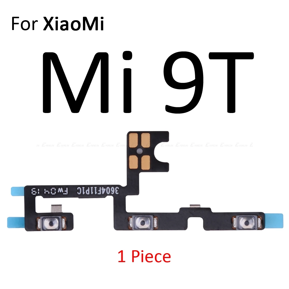 Кнопка включения выключения звука Кнопка громкости гибкий кабель для Xiaomi mi 9T 9 8 A1 A2 Lite Red mi Note 7 6 5 Pro 7A 6A S2 PocoPhone F1 - Цвет: For Xiaomi Mi 9T
