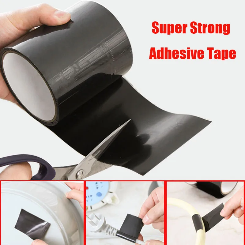 152x10cm Super Strong Tape Stop Leaks Seal Repair Fiber Waterproof Performance Self Fix Fixable Adhesive | Обустройство дома