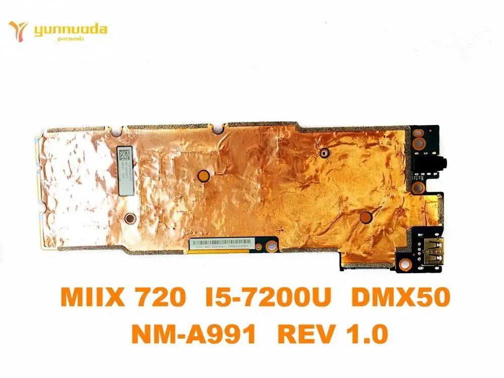 Оригинал для ноутбука Lenovo MIIX 720 материнская плата I5-7200U DMX50 NM-A991 REV 1 0