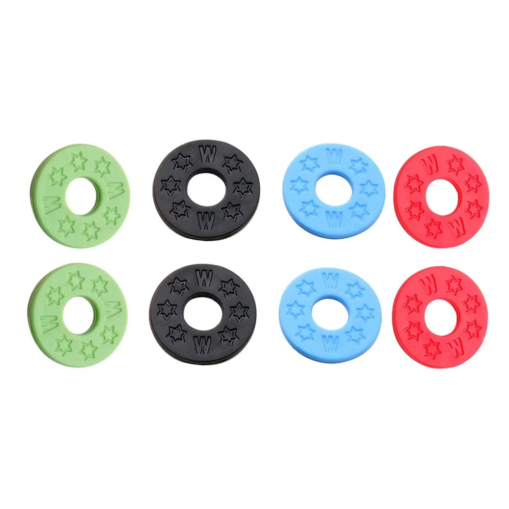 

8Pcs Guitar Strap Buckle Gasket With Lock Lock Washer Guitar Protection With Block Rubber Pad Washer Guitar Parts