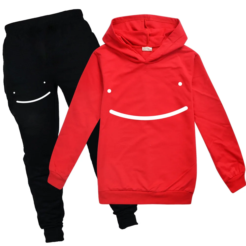 New Children's Sets dreamwastaken Kids Hoodies Sets Hoodie + Pants Two Piece Set Hooded Sweatshirts Suits Children's Tracksuit