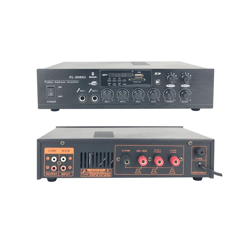 Bluetooth усилитель мощности 80 Вт 2 зоны|Усилители мощности| |