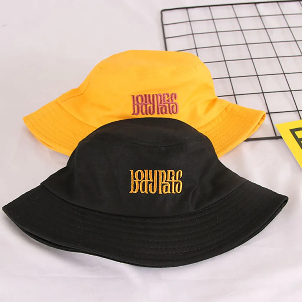 Мужская и женская Рыбацкая шляпа ведро с вышивкой шапка для бассейна путешествий Солнцезащитная альпинизма