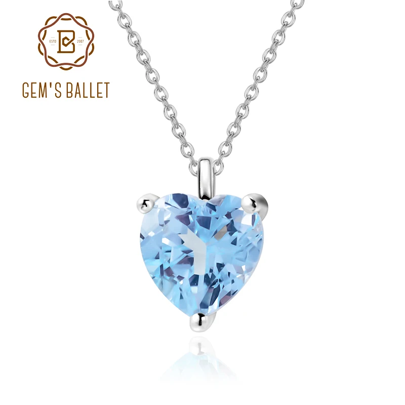Ювелирное изделие GEM'S BALLET из стерлингового серебра 925 пробы в форме сердца 1 54