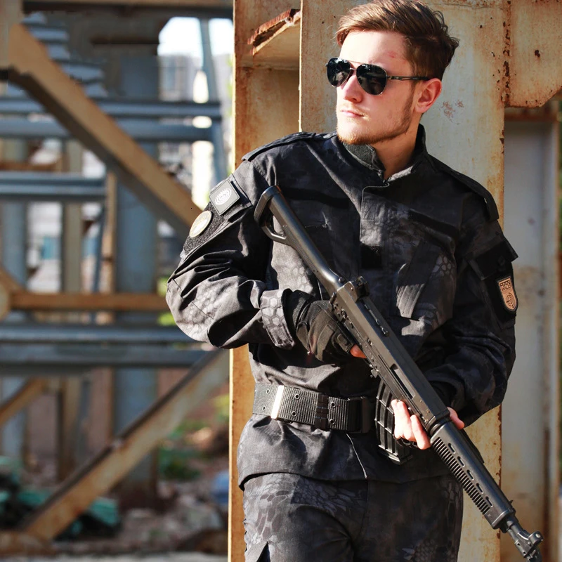 Men Army Camouflage Tactical Military Uniform Women Hunt Jacket Tatico Pants Combat Clothes Militar Outfit Airsoft Training Suit