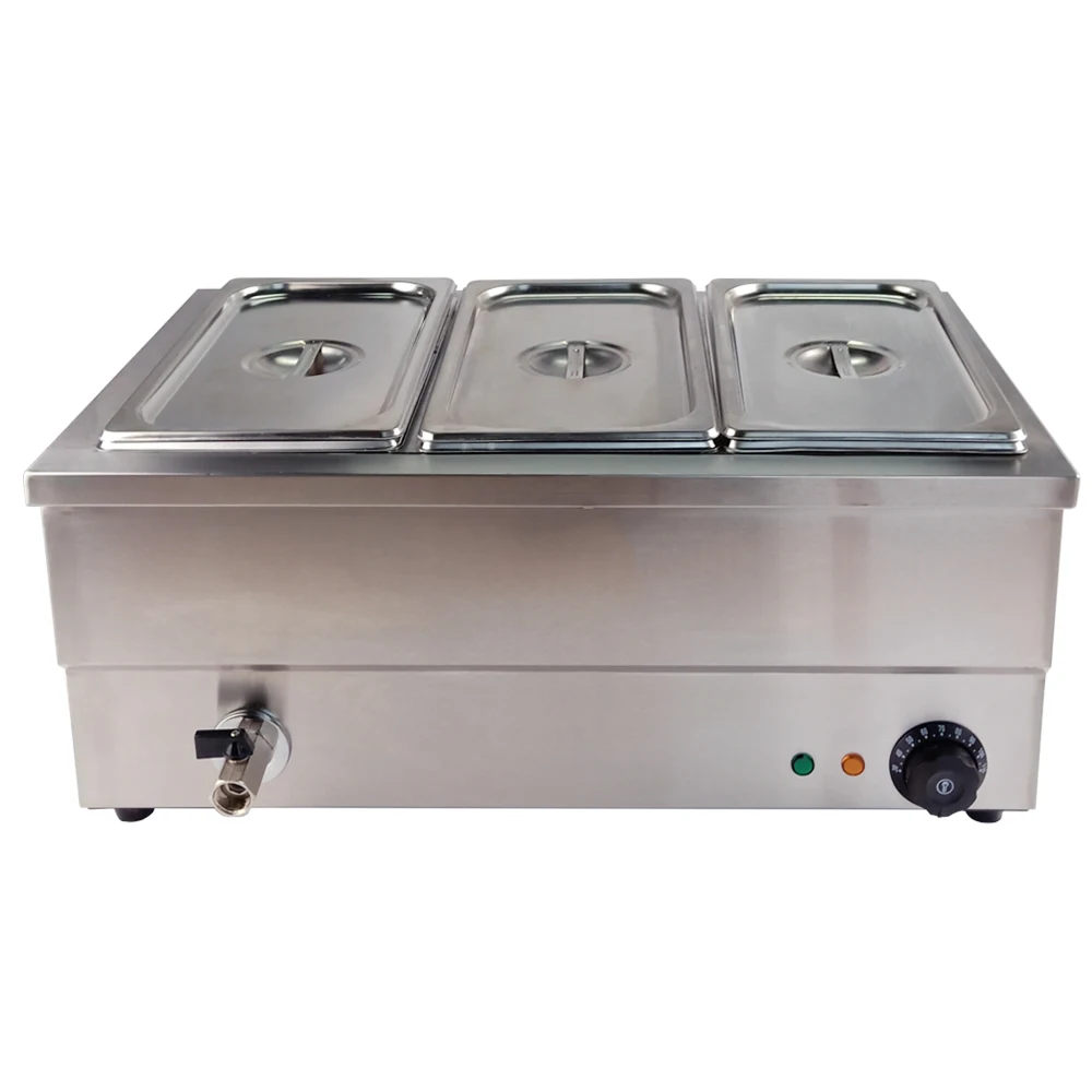 Hot sale Dulong Electric 3 Pots Bain Marie Food Warmer Machine With Low Price | Бытовая техника