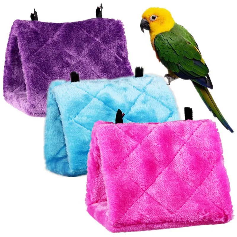 

Cotton Hammock Hamster Nest Parrot Brother Ba Ge Winter Bird Nest Sugar Glider Warm Cotton Pet Nest Triangle Nest cage