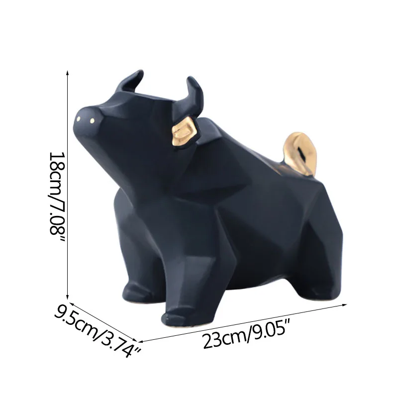 

Strongwell European Modern Crafts Home Decoration Accessories Origami Animal Figurines Living Room Decoration Ornament Gifts