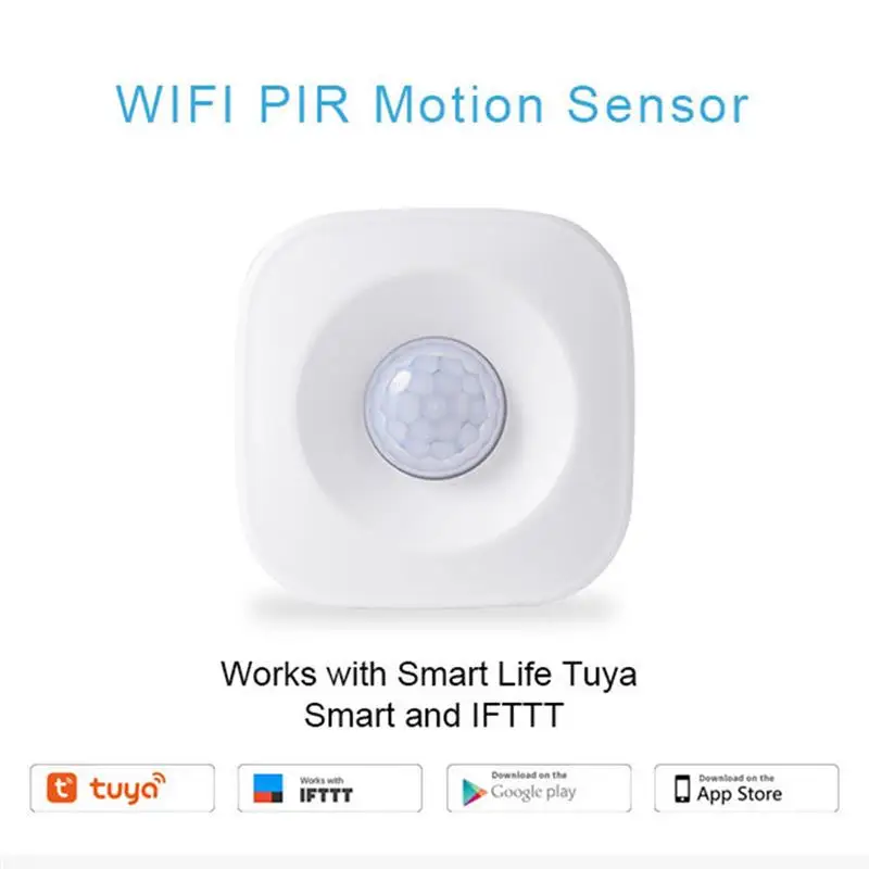 

Wifi Motion Sensor Human Body Movement Sensor Wireless Smart 2.4Ghz 120 Degrees PIR Motion Detector for Home Office