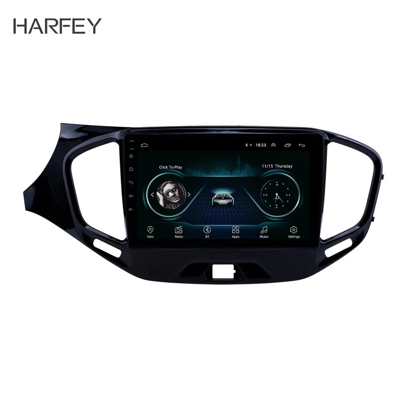 Harfey Android 9 1 Автомобильный мультимедийный плеер gps Радио Аудио ''для Lada Vesta Cross
