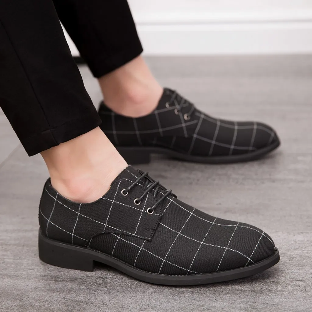 Для мужчин Обувь для латинских бальных танцев Профессиональный Черный Холст