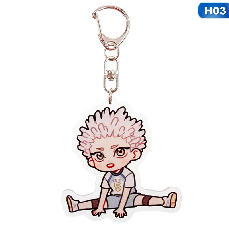 Брелок для ключей с рисунком волейбола и мальчика милый мультяшный аксессуар из