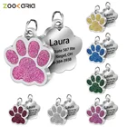 Персонализированные идентификационные бирки для домашних животных с гравировкой имени, номера, адреса, ошейника для кошек и собак, подвеска для домашних питомцев, ожерелье для щенков и кошек, ожерелье, ошейник, аксессуары