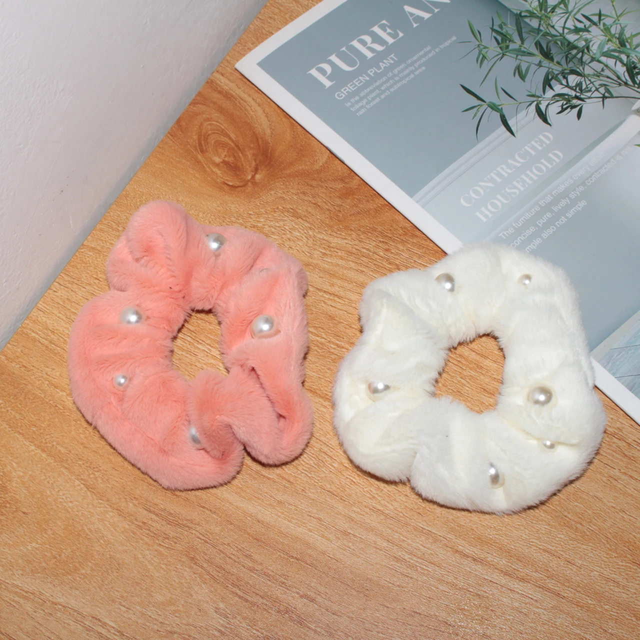 

2 шт./компл. фланелевая резинка для волос, Французский Винтаж, ткань ручной работы, резинка для волос для женщин