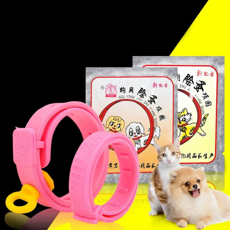 

New Cat Dog Collar Anti Mosquito Flea Lice Pest Flea Tick Dogs Collar Parasite Deworming Summer Pets Dogs Cats Teddy Collar