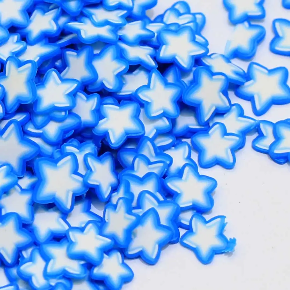 Новое поступление полимерная глина прекрасная звезда для рукоделия DIY конфетти