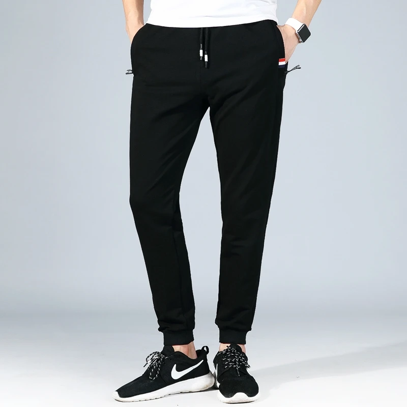 

Мужские спортивные штаны, спортивная одежда, с эластичным поясом, неформальные, из хлопка, черные, большие размеры 5XL, 8xl