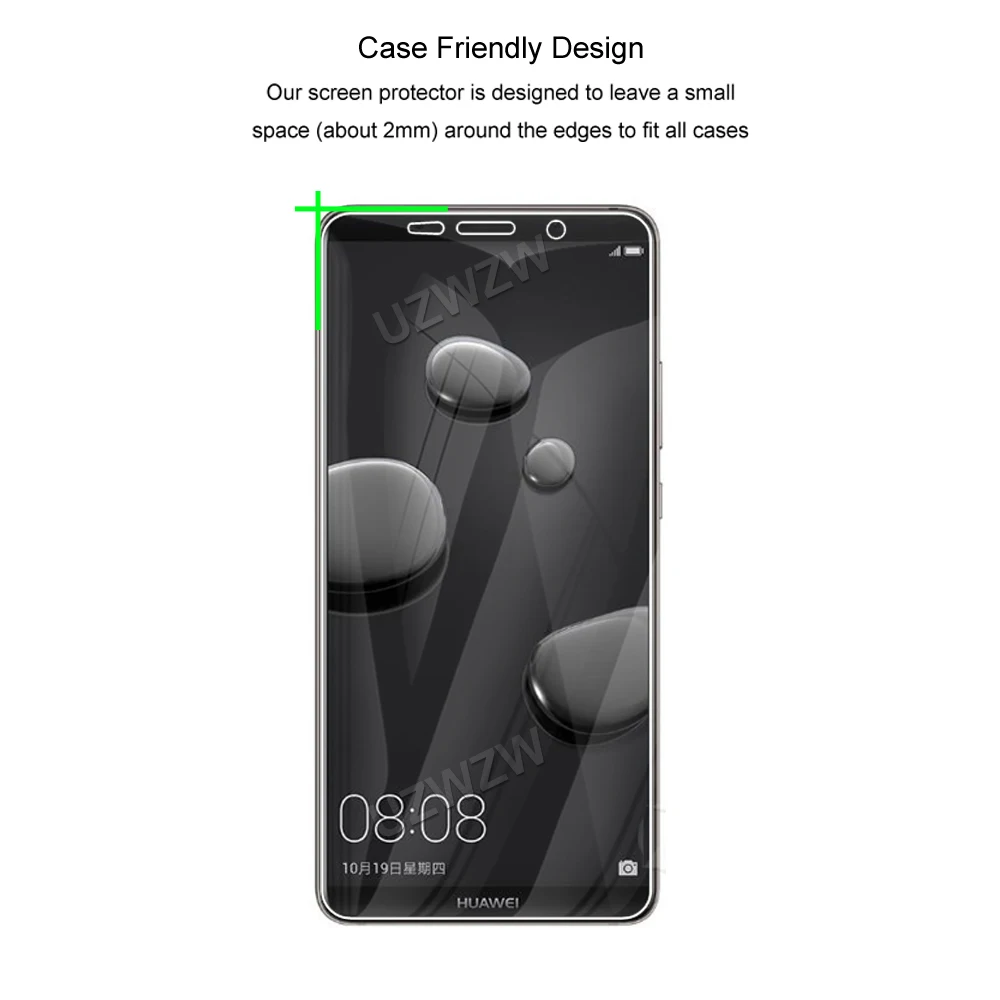 Закаленное стекло для Huawei Mate 10 / Pro прозрачная защитная пленка HD 0 3 мм Твердость 9H