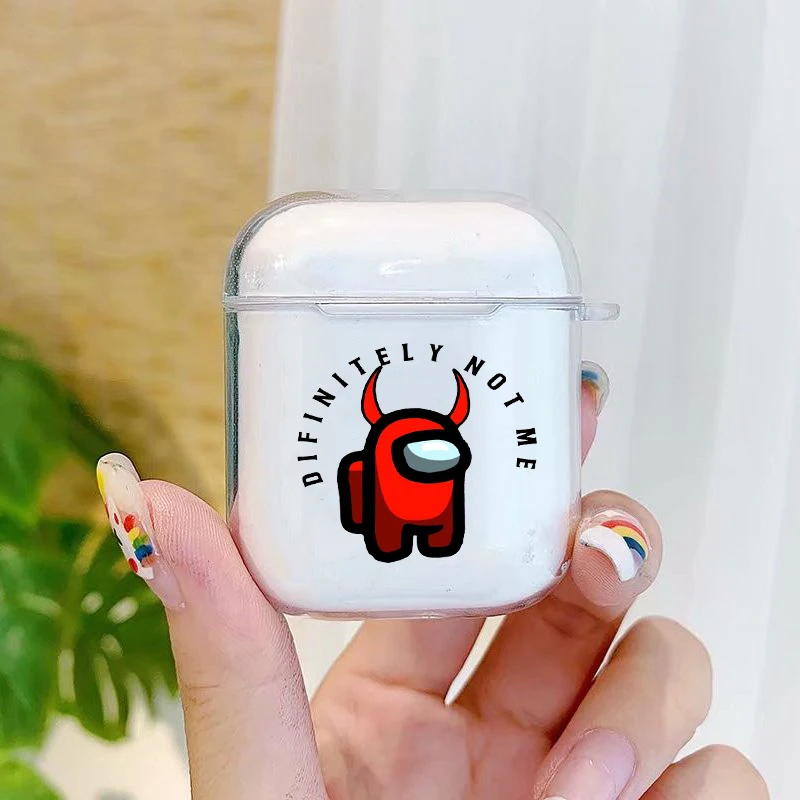 

Cartoon Among Us Game Clear Matte Silicone TPU Case for Apple Air Pods 3 Pro Wireless Earphone Accessories Airpods Pro 1 2 Funda
