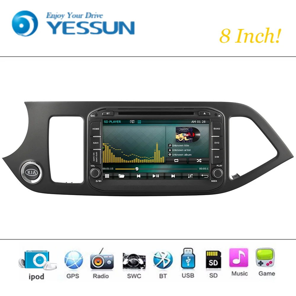 Автомобильный DVD плеер Android Wince система для KIA Morning Picabto Авторадио Стерео GPS