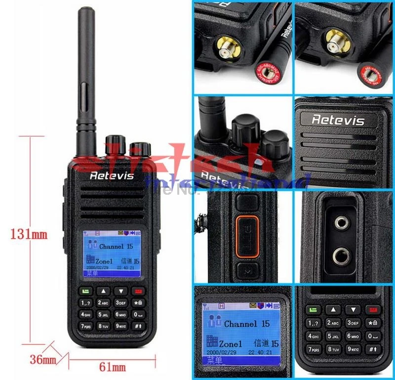 По dhl или ems 5 шт. DMR радио RT3 цифровая рация UHF двухсторонняя радиосвязь