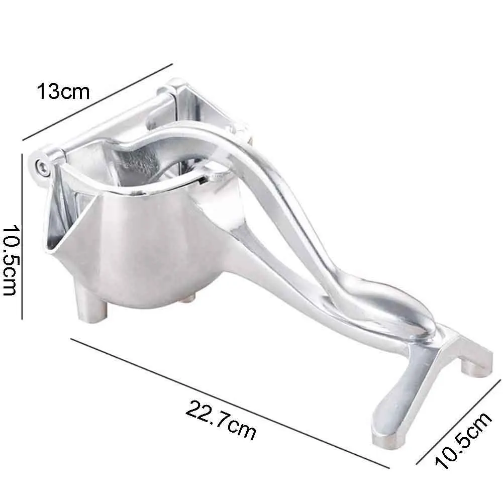 

Metal Citrus Fruit Squeezer Lemon Orange Hand Press Manual Juicer Kitchen Tool triangle guide nozzle, anti dripping, easy to use