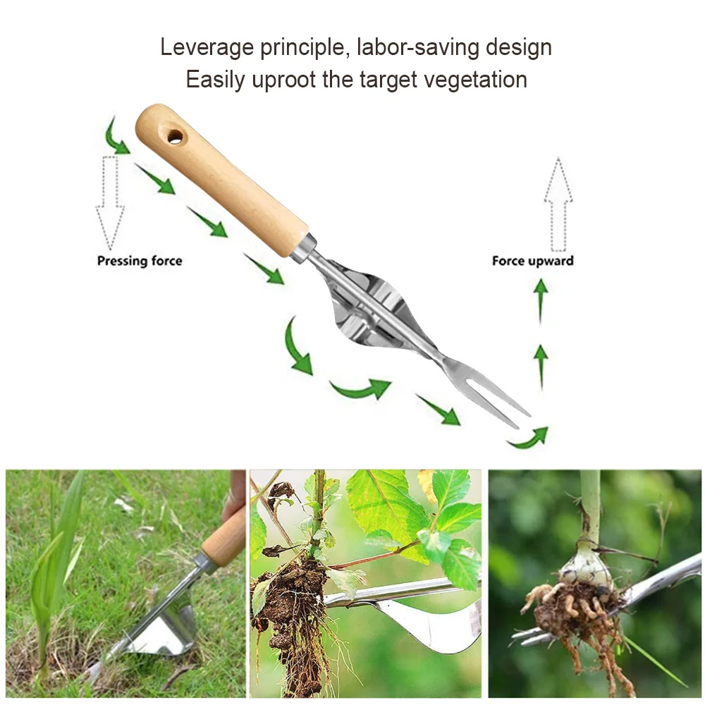 

Garden Weeder Tool Hand Weeder Non-Slip Premium Gardening Tool for Garden Yard Lawn Farm DO