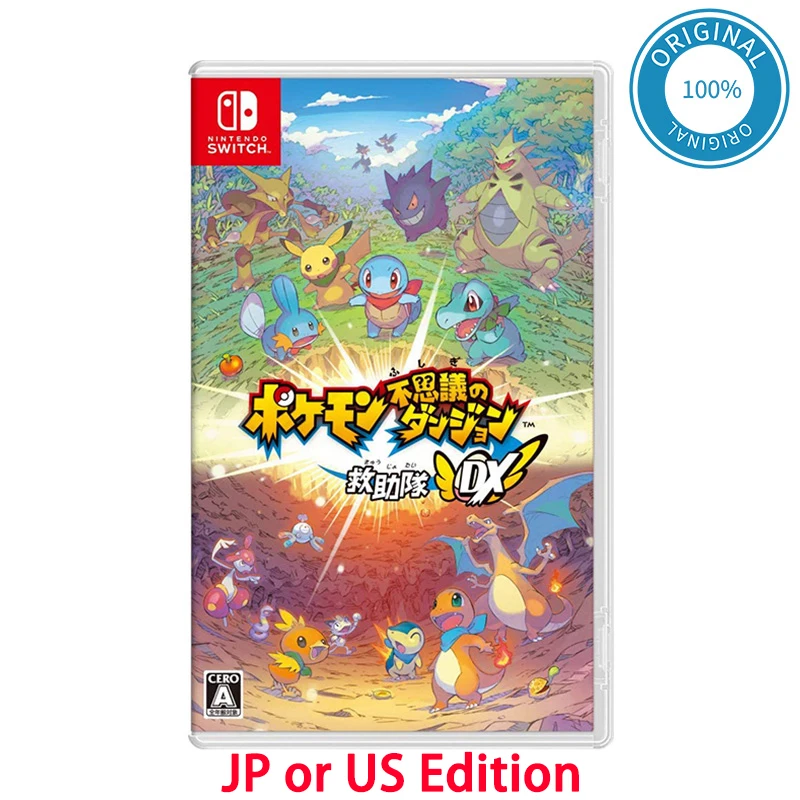 

Nintendo Switch Game Deals Pokemon Mystery Dungeon: Rescue Team DX Games Physical Cartridge JP or US Edition Random Shipment