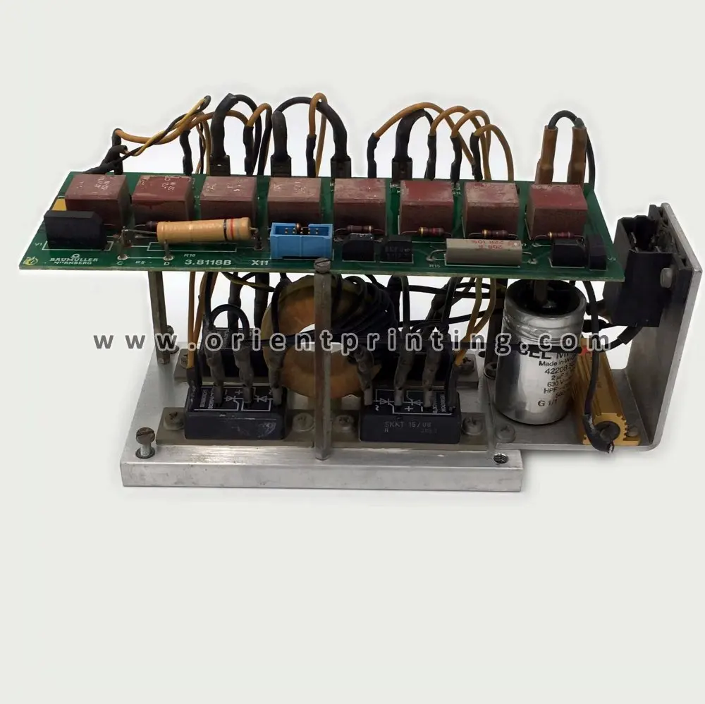 

91.198.1333 Power Part Circuit Board Alcolor Standard Dampening For Heidelberg Alcolor PreCpTronic 91.198.1333 Power Port