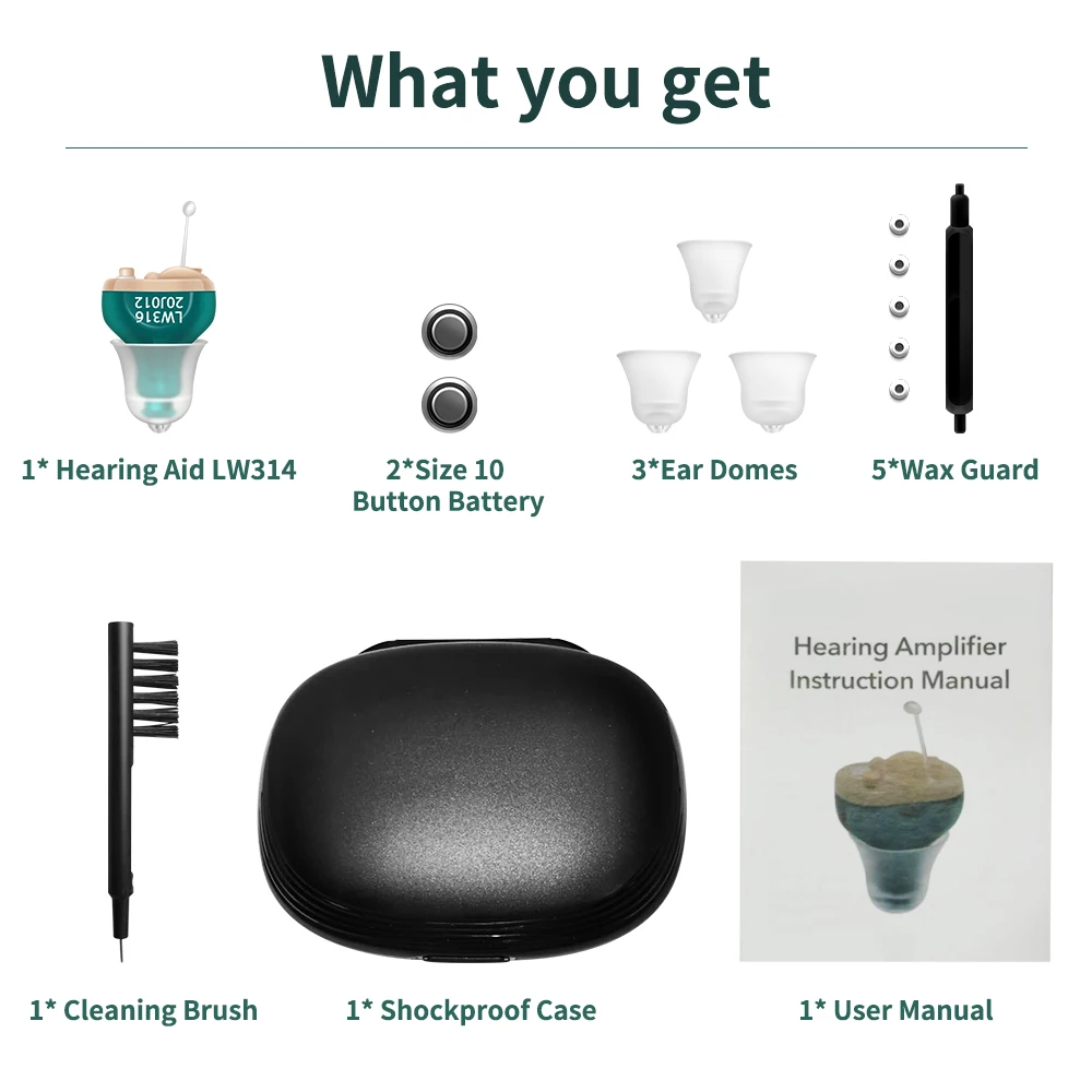 Цифровой слуховой аппарат для пожилых людей мини-наушники прослушивания