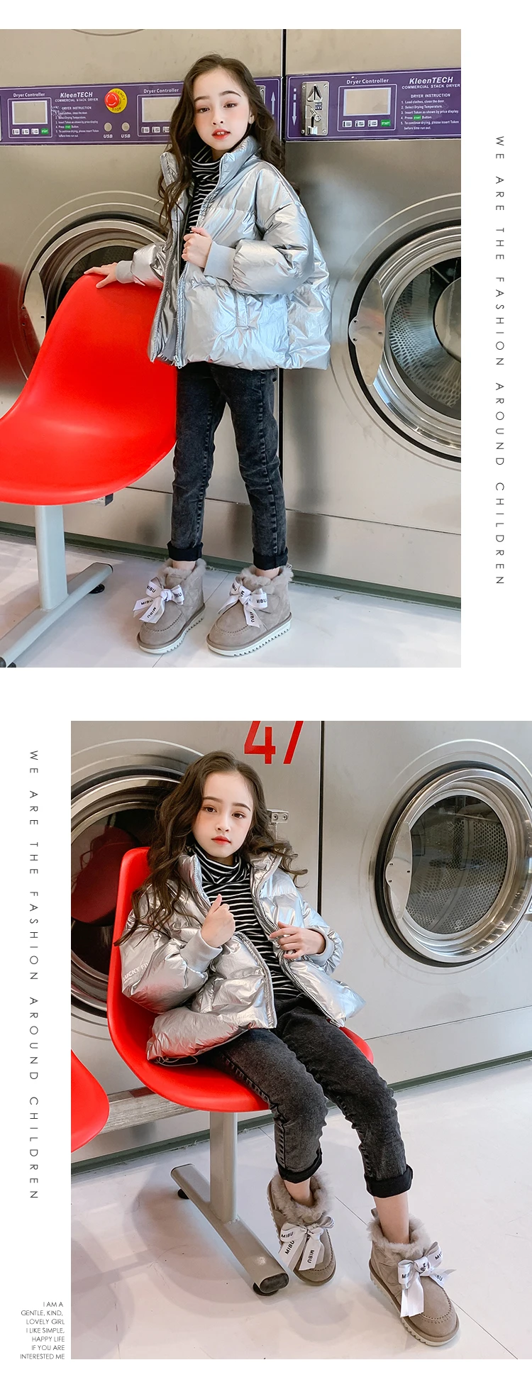 CCTWINS/детская обувь; коллекция года; модные зимние ботинки для детей; детская обувь из натуральной кожи; брендовые короткие ботинки с бабочкой для девочек; SNB154