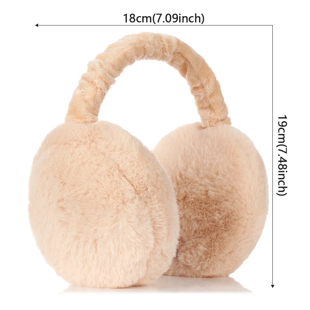 

Winter women's fashion solid color earmuffs outdoor cold earmuffs