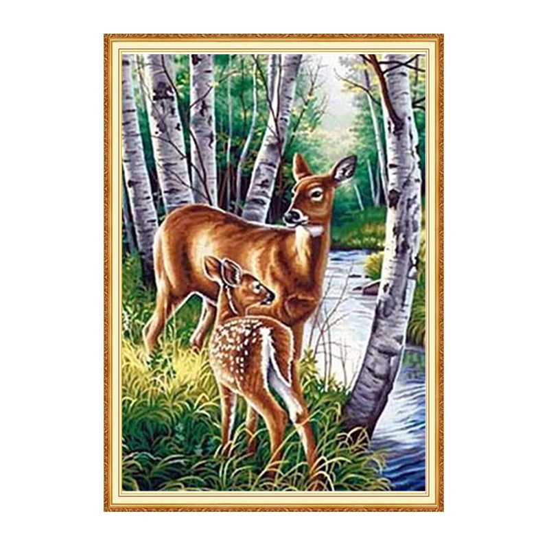 2020 MEIAN Deer 5D алмазная живопись ручной работы подарок Алмазная вышивка крестиком