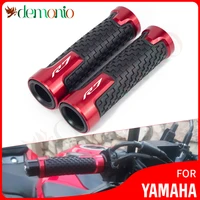 yzfr7 78 22mm motorcycle cnc aluminum rubber gel handle bar grip hand grips for yamaha yzf r7 2021 2022