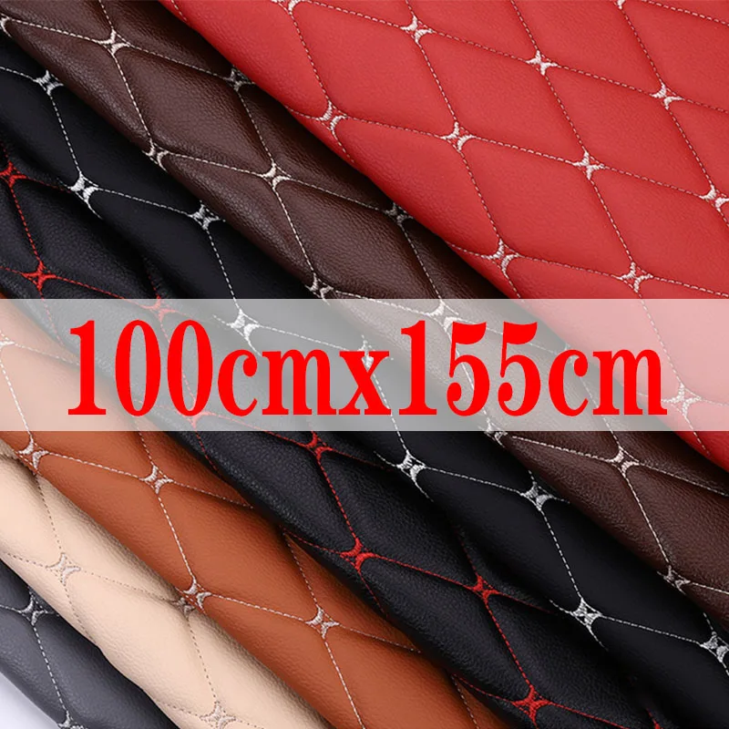 100*155 см искусственная кожа ткань для обивки мебели автомобиля коврик задний фон Стена раздвижная дверь Декор