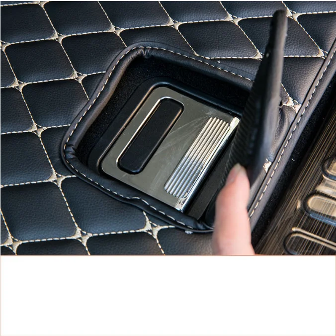 

3D trunk mats for great wall haval H8 wearable fiber leather car trunk mat cargo liner 2015 2016 2017 2018 2019 2020