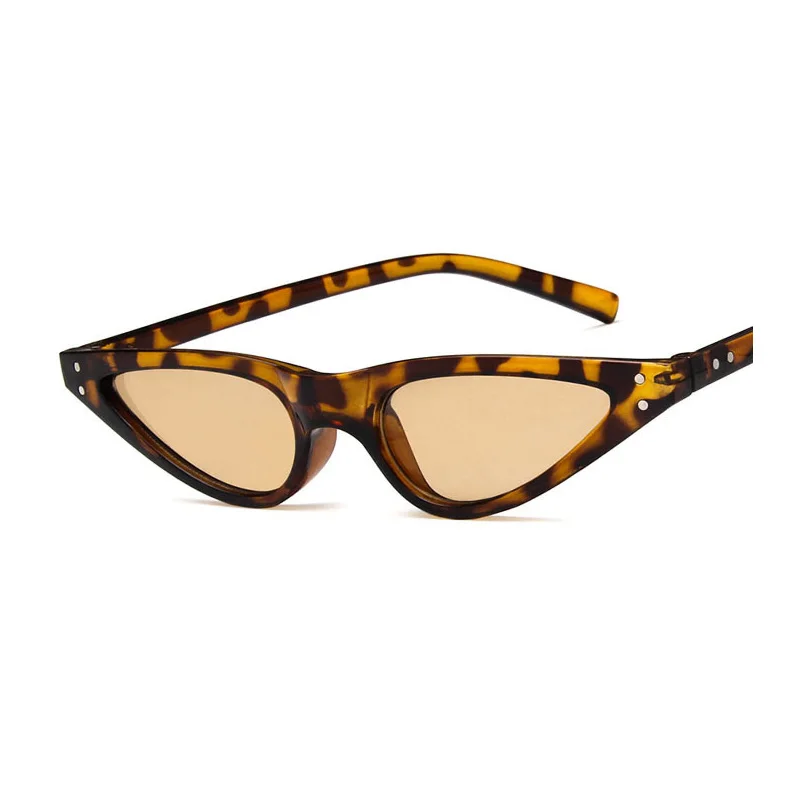 

2019 Cat's Eye Drops Women Sunglasses Rice Nail New European and American small box sunglasses