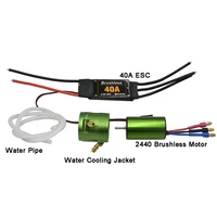rc boat power set 2440 motor water cooling 40a esc for water thruster power sprayer pump water jet pump