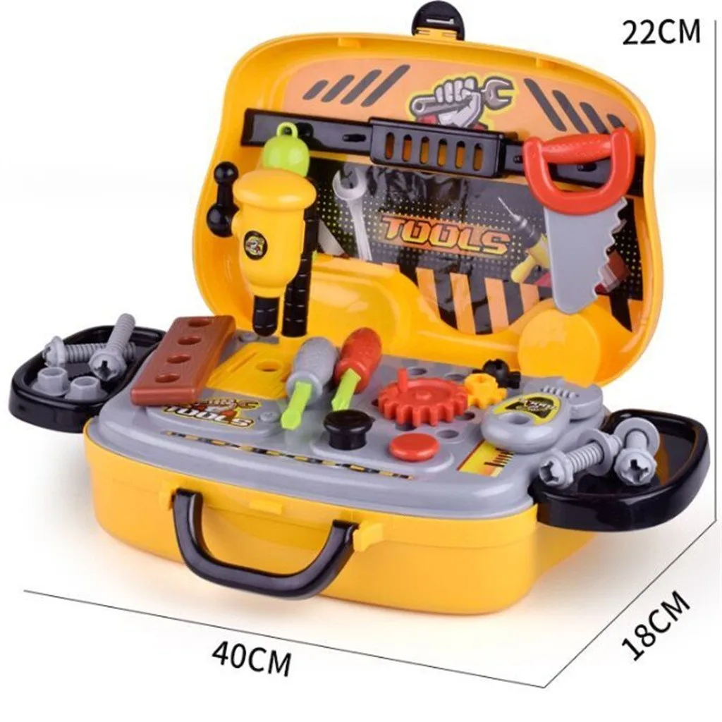 Забавная Тележка для покупок набор инструментов ремонта игрушечный детский