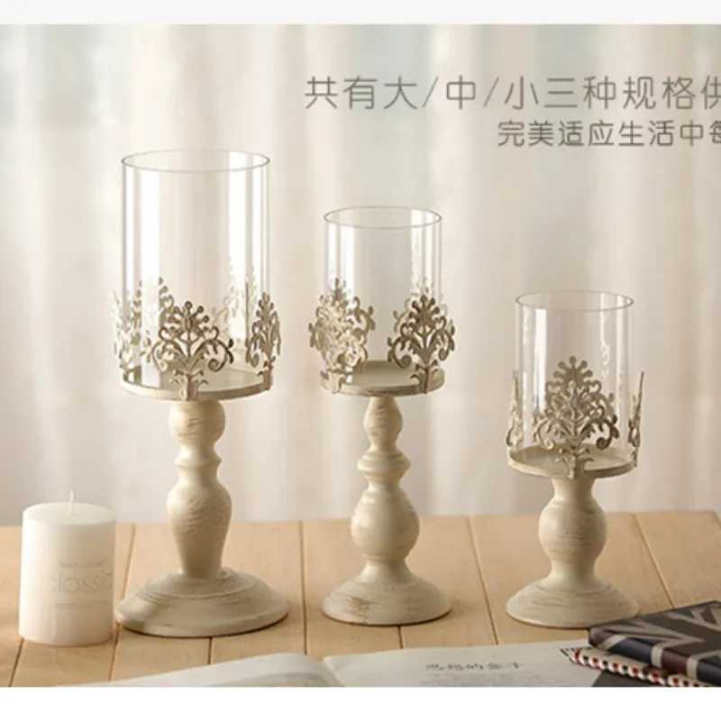 Европейский роскошный подсвечник ретро керамический Романтический высокий