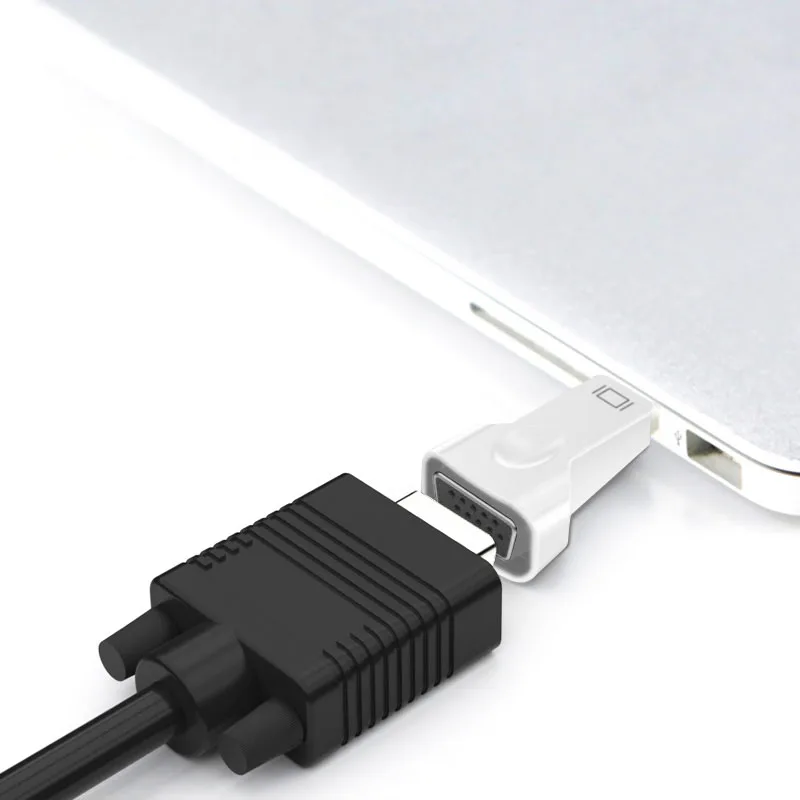 Mini DisplayPort to VGA Thunderbolt DP 1080P Кабель адаптер для Apple MacBook Air Pro iMac Mac|Компьютерные кабели
