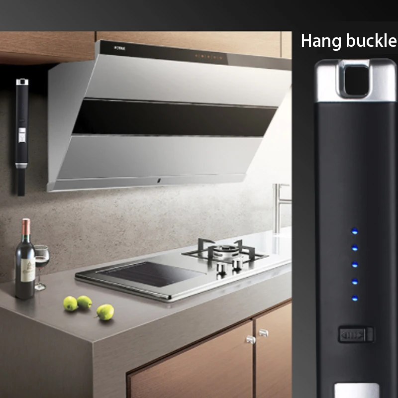 Новая электронная зажигалка с USB зарядкой для кухни барбекю сигарет курение