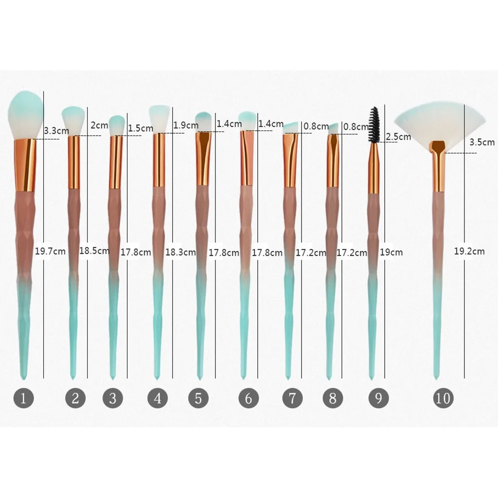 

NEW 20PCS Wooden Handle Make Up Foundation Eyebrow Eyeliner Blush Beauty Cosmetic Concealer Brushes With Puff Combo Set#1030