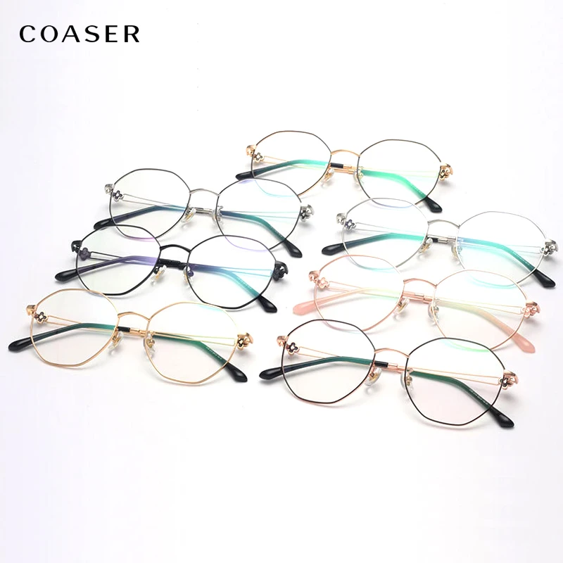 

2019 NEW Round spectacle frames for Women Glasses Frame Fashion Vintage Retro Metal Frame glasses prescription Eyeglasses frame