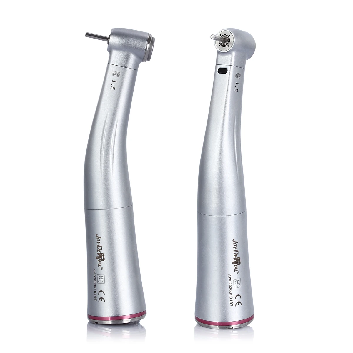 Зубные 1:5 волоконно оптическое увеличение с косым углом Кнопка бормашины патрон