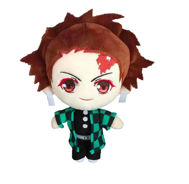 Фигурка аниме рассекающий демонов 20 см Kimetsu no Yaiba Kamado Tanjirou Nezuko Mitsuri Giyuu Shinobu мягкие